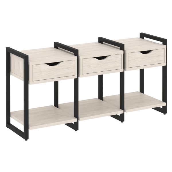 Тумба на регулируемых опорах наборная VR.L-TN-4.O 1440x460x719 (Денвер Светлый/Черный металл)