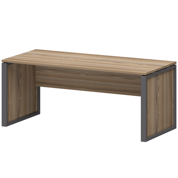 Стол руководителя Аргентум-М НТМ-180 1800x800x750 (Дуб сафари/Антрацит)