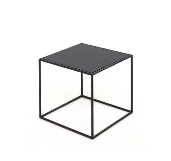 FESTA Стол кофейный 40х40 (Черный/Черный металл)