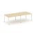 Стол переговорный SN-4A.SPRG-044 (3160х1180х750) (Тиквуд Светлый/Металл Антрацит)