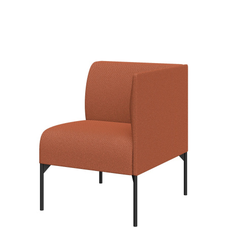 Диван Бридж. Модуль 1-местный левый. (Модуль 1-местный левый sweet_orange)