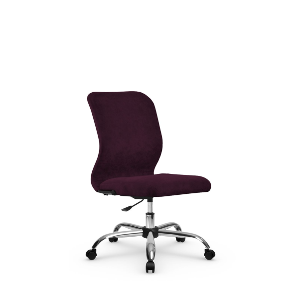 Кресло для руководителя Метта SU-Mr-4(Vivaldi)/подл.000/осн.006 (Сливовый)