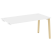 Стол-приставка к опорным элементам на деревянных опорах Onix Wood OW.SPR-4.8 1580x800x750 (Тиквуд Светлый/Дуб Темный)