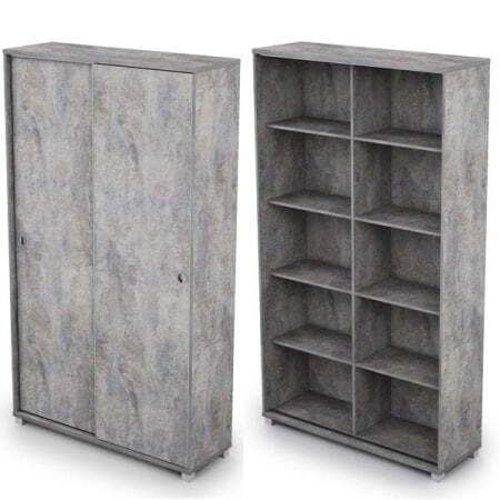 6ШК.015 Шкаф-купе (1200x400x2116) (Basalt)