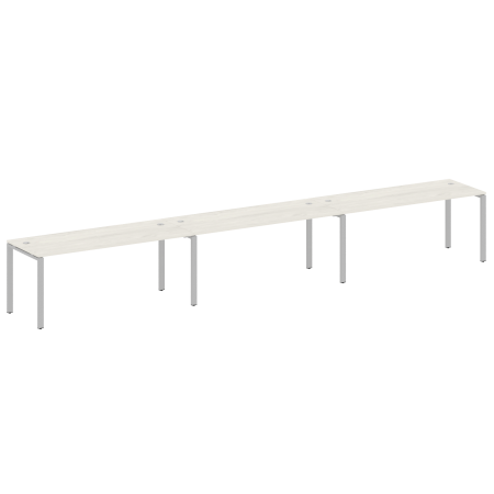 Рабочая станция на 3 раб. места Metal System Style БП.СМ-3.5 5400x720x750 (Дуб Наварра/Серый металл)