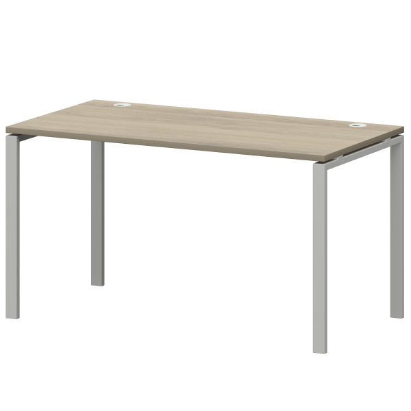 Стол на металлокаркасе Смарт СМС25-П-12К.73.Пр25 1200x730x750 (Кронберг/Белый)