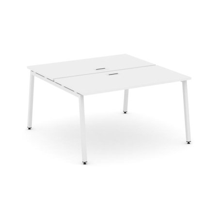 Рабочая станция 2-х сторонняя SN-4A.DRS-021 (980х1632х750) (Белый/Металл Белый)