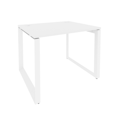 Стол рабочий на О-образном м/к Onix O.MO-SP-1.8 980x800x750 (Белый Бриллиант/Белый Металл)