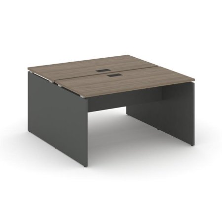 Рабочая станция 2-х сторонняя SN-D.DRS-013 (1380х1432х750) (Вяз Благородный/Антрацит)