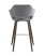 Стул барный Саймон велюр тёмно-серый для сайта (Стул барный Саймон темно-серый)