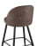 Стул барный Лион коричневая экокожа (Стул барный Лион коричневый)