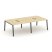 Рабочая станция 2-х сторонняя SN-6A.DRS-032 (2360х1232х750) (Тиквуд Светлый/Металл Антрацит)