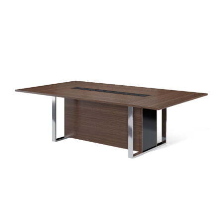 EXE Стол для переговоров L256 101 920 (Орех/Хром металл)