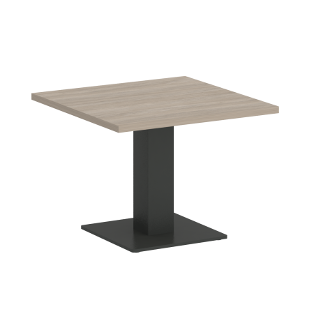 Стол журнальный квадратный VR.SP-5-60.2G 600x600x450 (Дуб Аттик/Антрацит Металл)