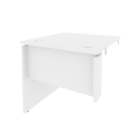 Стол-приставка левый к опорным элементам Onix O.SPR-0.8L 780x800x750 (Белый Бриллиант)