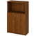 Шкаф полузакрытый Этюд 2591 768x370x1226 (Орех Французский)