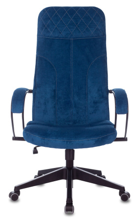 Кресло руководителя CH-608Fabric темно-синий Velvet 29 крестов. пластик (Синий)