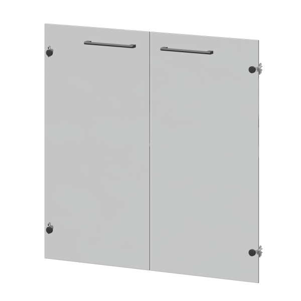 Фасады стеклянные Кортез KZF-28S(Ч) 784x4x780 (Тонированный)