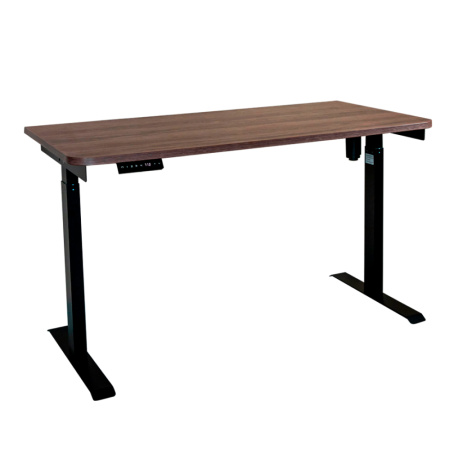 Стол c электроприводом LA-T33-E6 (1400x700x725-1165) (Коричневый дуб | Черный)