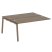 Проходной наборный элемент рабочей станции Metal System Style БА.ПРС-СП-2.4 1600x1475x750 (Дуб Наварра/Серый металл)