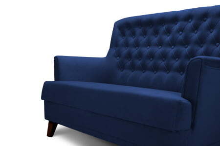 Диван 2-местный Caprize (1620x790x1000) Синий (Синий)