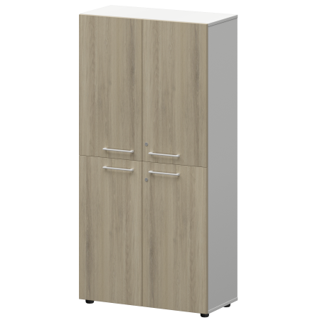 Шкаф высокий закрытый Кортез СМШ48.2.28F(Б) 792x362x1595 (Кронберг)