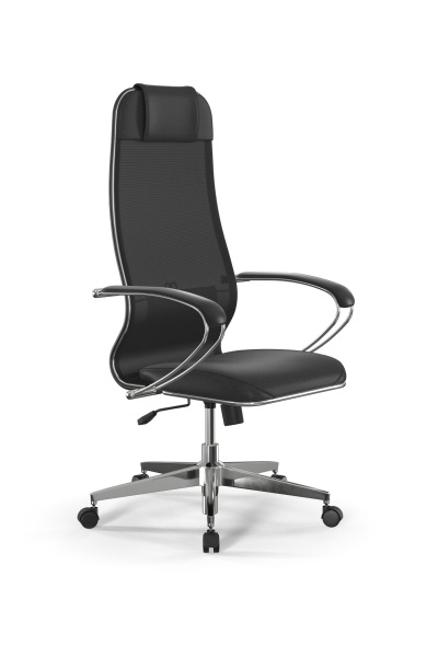 Кресло для руководителя Метта Sit 10 B1-115K - T+Extra /Um00/Wm12/K1cL(M09.B22.G18.W02) (Черный)