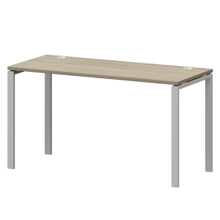 Стол на металлокаркасе Смарт СМС25-П-10К.60.Пр25 1000x600x750 (Кронберг/Белый)