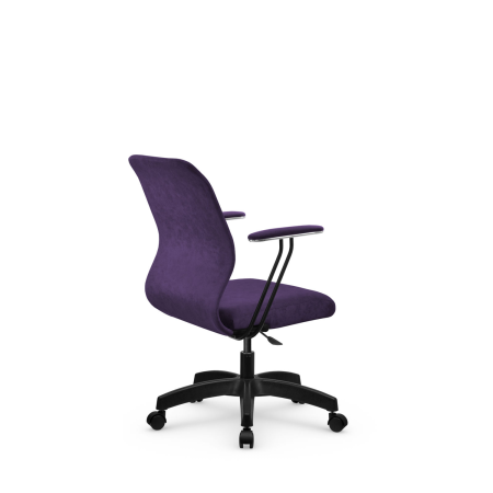 Кресло для руководителя Метта SU-Mr-4(Vivaldi)/подл.079/осн.005 (Сиреневый)