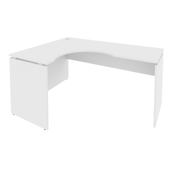 Стол криволинейный, левый Style Л.СА-4Л 1580x1200x750 (Белый)
