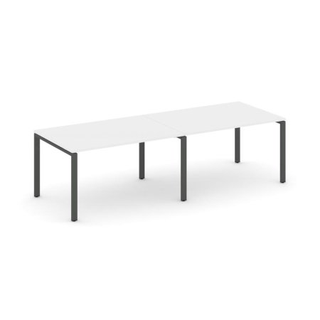 Стол переговорный SN-6P.SPRG-014.3 (3160х980х750) (Белый/Металл Антрацит)