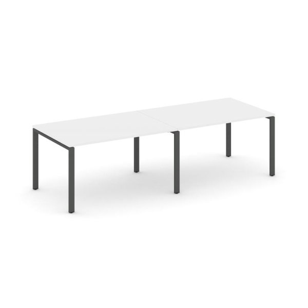 Стол переговорный SN-6P.SPRG-014.3 (3160х980х750) (Белый/Металл Антрацит)