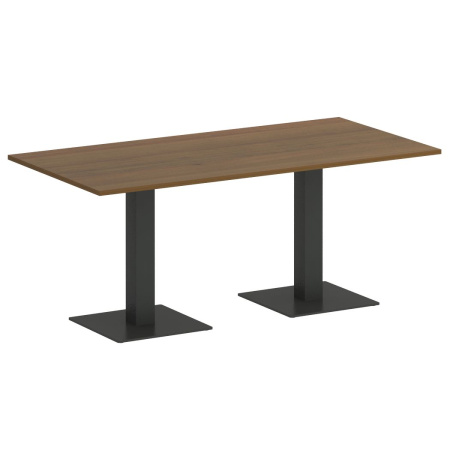 Стол прямоугольный VR.SP-5-180.2 1800x900x750 (Орех Гварнери/Антрацит Металл)