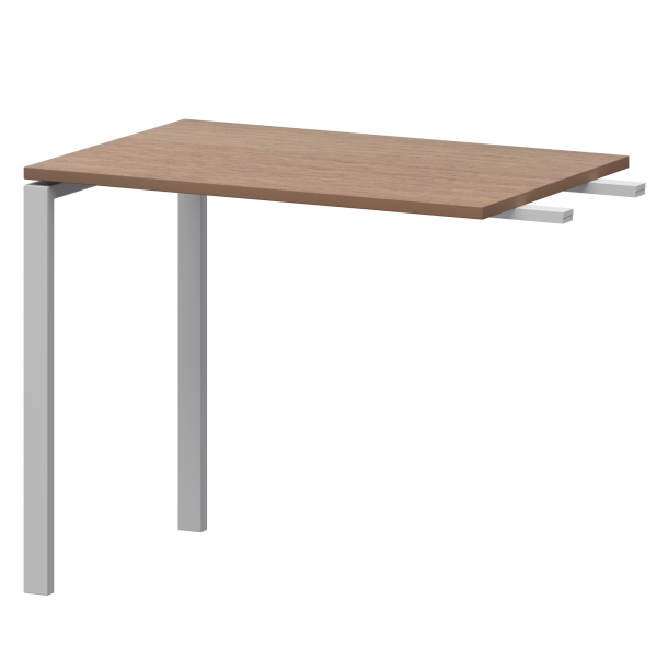 Бриф-приставка на металлокаркасе Арго-М АМ-090.60 900x600x760 (Орех/Белый)