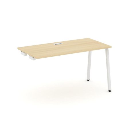 Стол-приставка к опорным элементам SN-4A.OPRS-013 (1380х700х750) (Акация Лорка/Металл Белый)