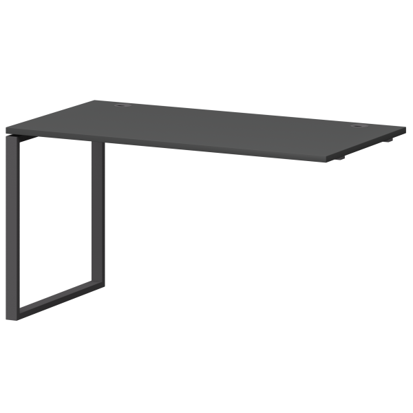 Модуль линейный на металлокаркасе Смарт СМС25-О-14К.73Э.Пр25 1400x730x750 (Графит/Антрацит)