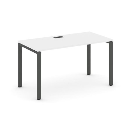 Стол письменный SN-6P.SP-012 (1180х700х750) (Белый/Металл Антрацит)
