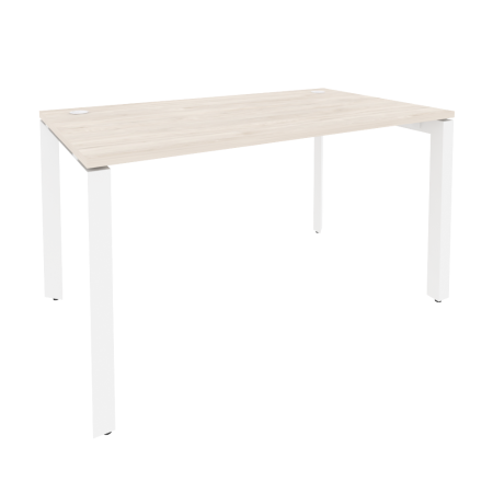 Стол рабочий на П-образном м/к Onix O.MP-SP-3.8 1380x800x750 (Денвер Светлый/Белый Металл)