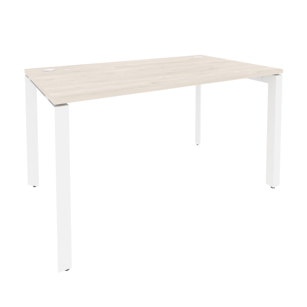 Стол рабочий на П-образном м/к Onix O.MP-SP-3.8 1380x800x750 (Денвер Светлый/Белый Металл)