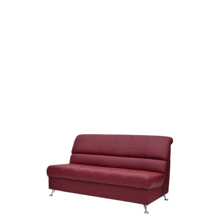 Диван офисный Олимп (А-06) 2-х местный без подлокотников (Красный)