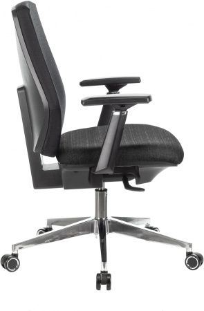 Кресло CH-545/LUX черный 38-418 крестов. алюминий (Черный)