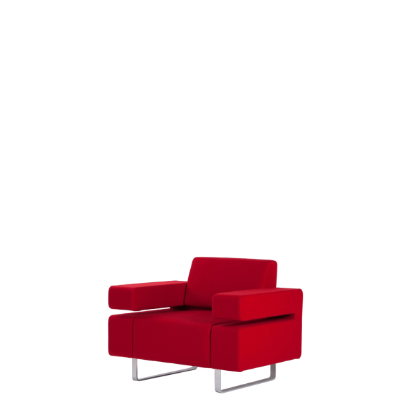 Кресло офисное Посейдон (М-35) (Красный)