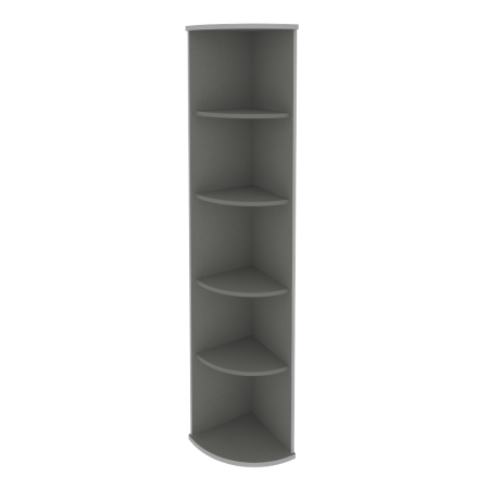 Стеллаж угловой Riva А.УС-1 365x365x1980 (Венге-Металлик)