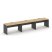 Рабочая станция 1 сторонняя SN-D.ORS-032 (3540х600х750) (Тиквуд Светлый/Антрацит)