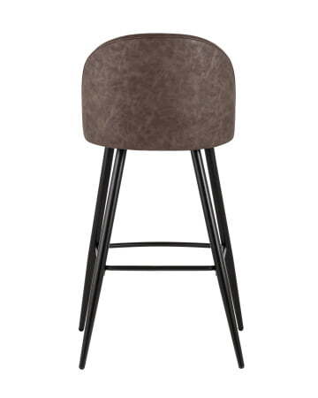 Стул барный Лион коричневая экокожа (Стул барный Лион коричневый)