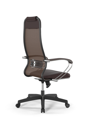 Кресло для руководителя Метта Sit 10 B1-115K - X2+Extra /Um00/Wm12/K1cL(M09.B02.G15.W01) (Темно-коричневый)
