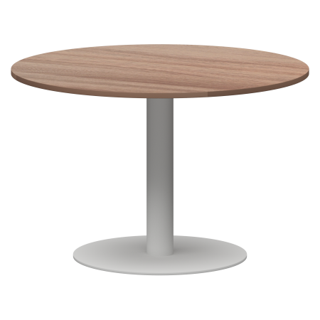 Стол круглый Арго-М АМ-Д120 1200x1200x760 (Темный шимо/Белый)