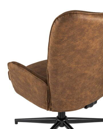 Кресло Ирис вращающееся коричневое (Стул-кресло Ирис коричневый)