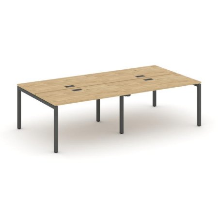 Рабочая станция 2-х сторонняя SN-5P.DRS-031 (1960х1232х750) (Тиквуд Светлый/Металл Антрацит)