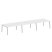 Стол для переговоров (3 столешницы) на А-образном м/к Metal System Style БА.ПРГ-3.4 4800x1235x750 (Дуб наварра/Серый металл)